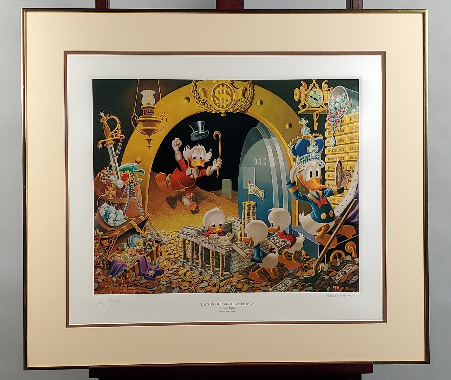 Donald Duck and Uncle Scrooge Hands Off My Playthings Carl Barks Signed Regular Edition